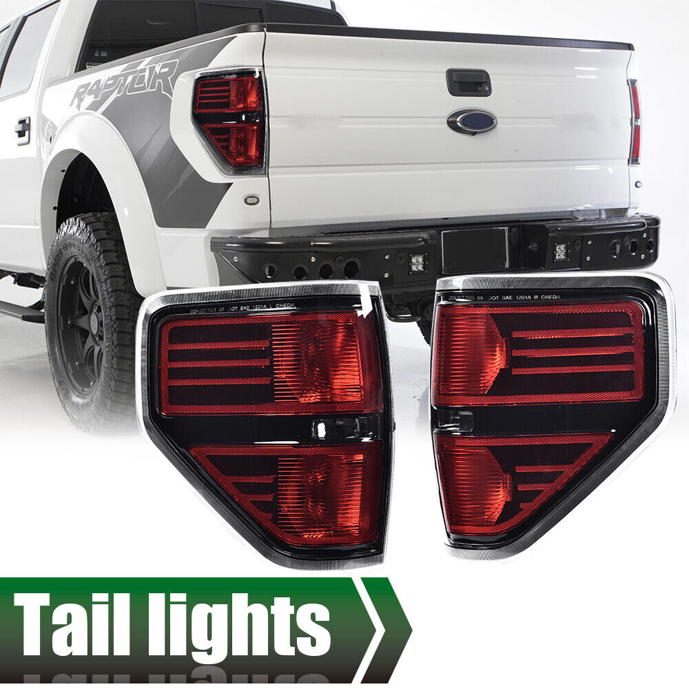 Rear Tail Lights Brake Lamps Assembly Fit For 2009-2014 Ford F-150 Pickup Truck