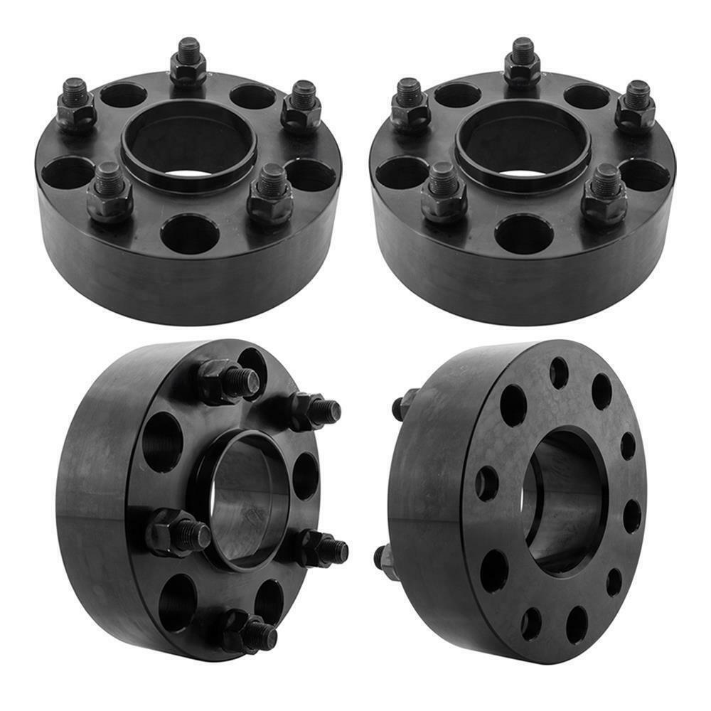 (4) 2 Inch Hubcentric Wheel Spacers 5x5.5 Adapters 9/16 Studs For Ram 1500