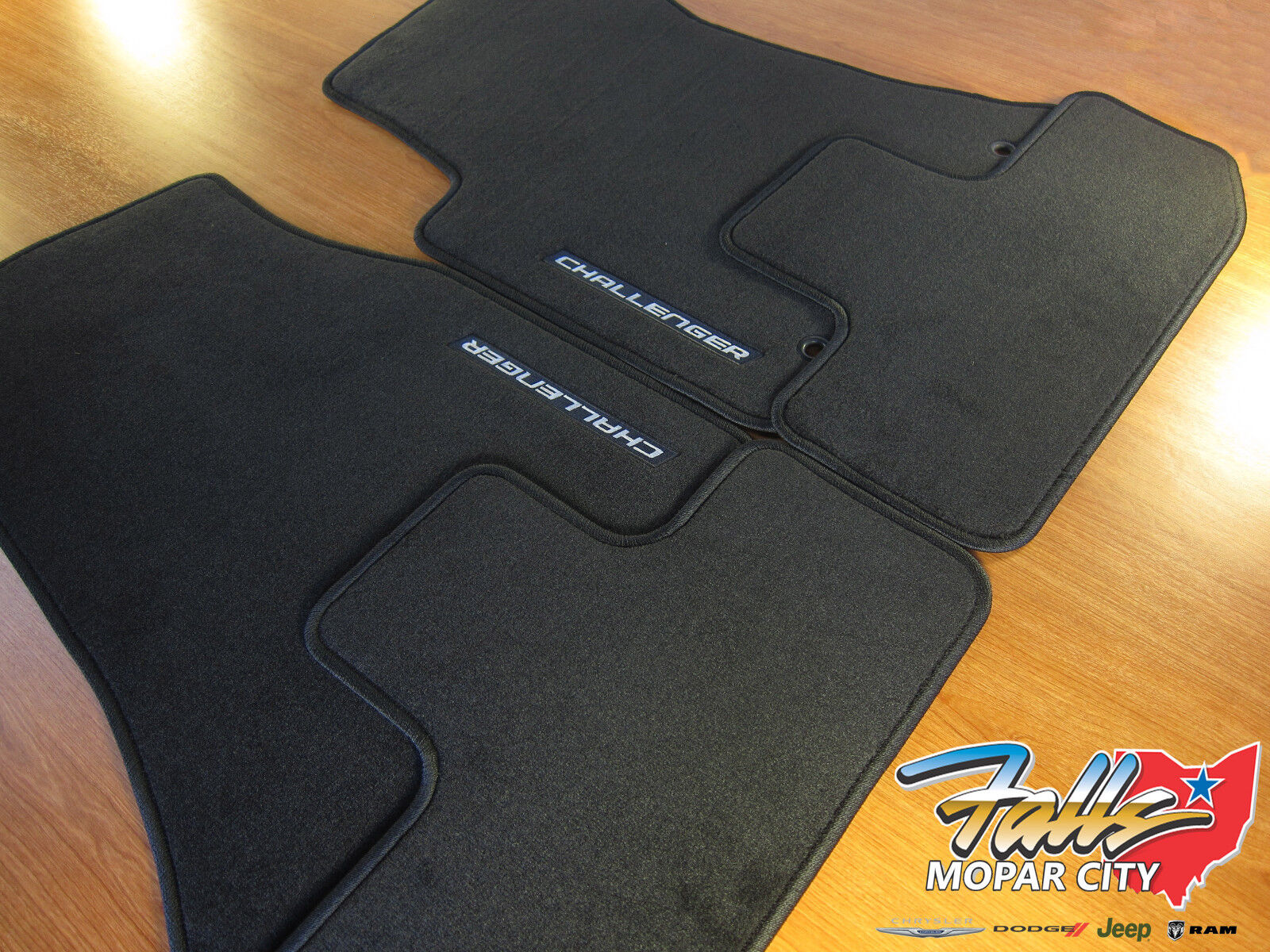 2012-2015 Dodge Challenger Premium Carpet Front and Rear Floor Mats Mopar OEM