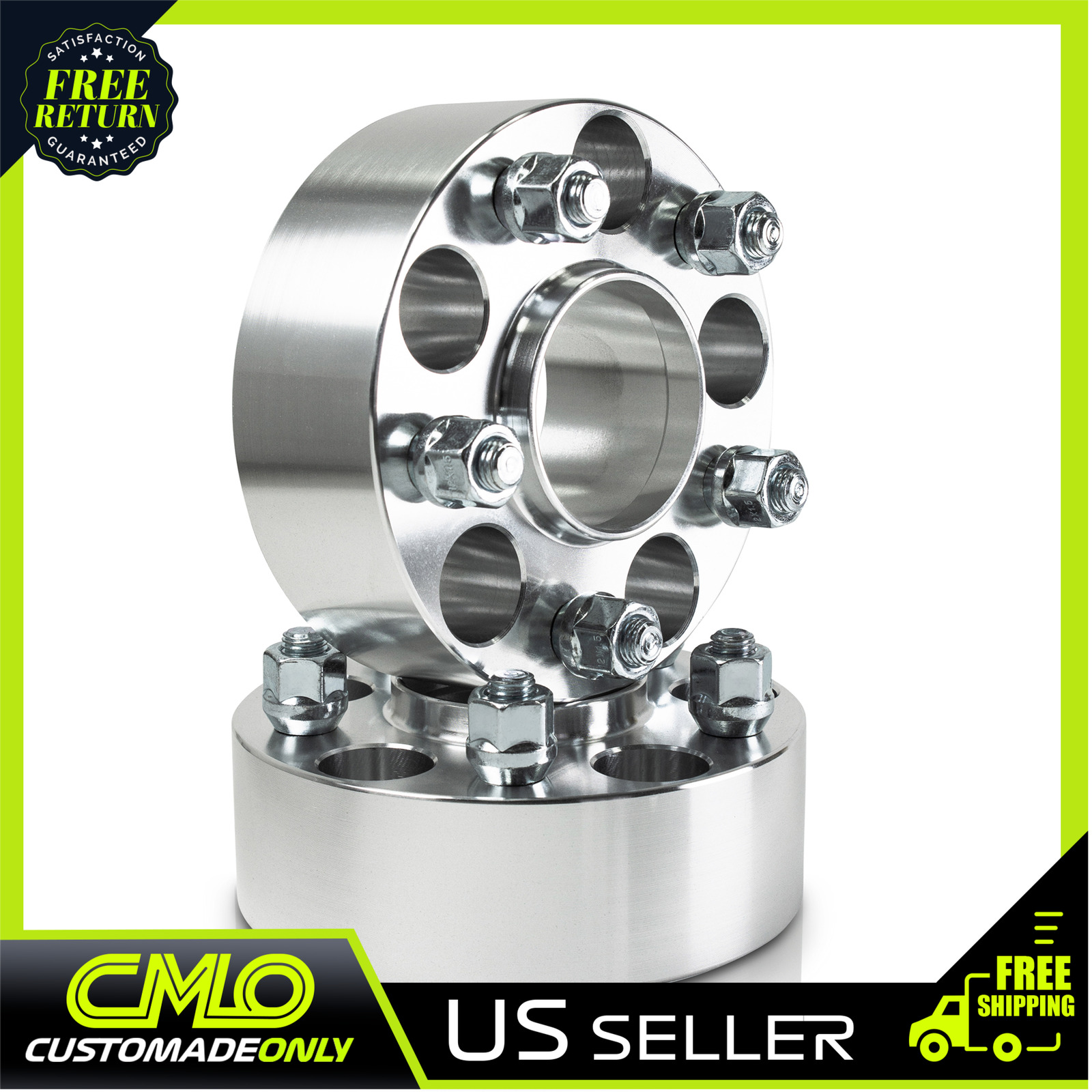 2X WHEEL SPACERS ¦ 5X114.3 TO 5X114.3 ¦ 12X1.5 ¦ 67.1 CB ¦ 50MM 2 INCH THICK