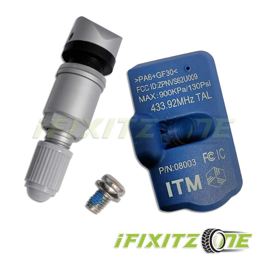ITM Tire Pressure Sensor 433MHz metal TPMS For PORSCHE CARRERA GT 04-06 [QTY 1]