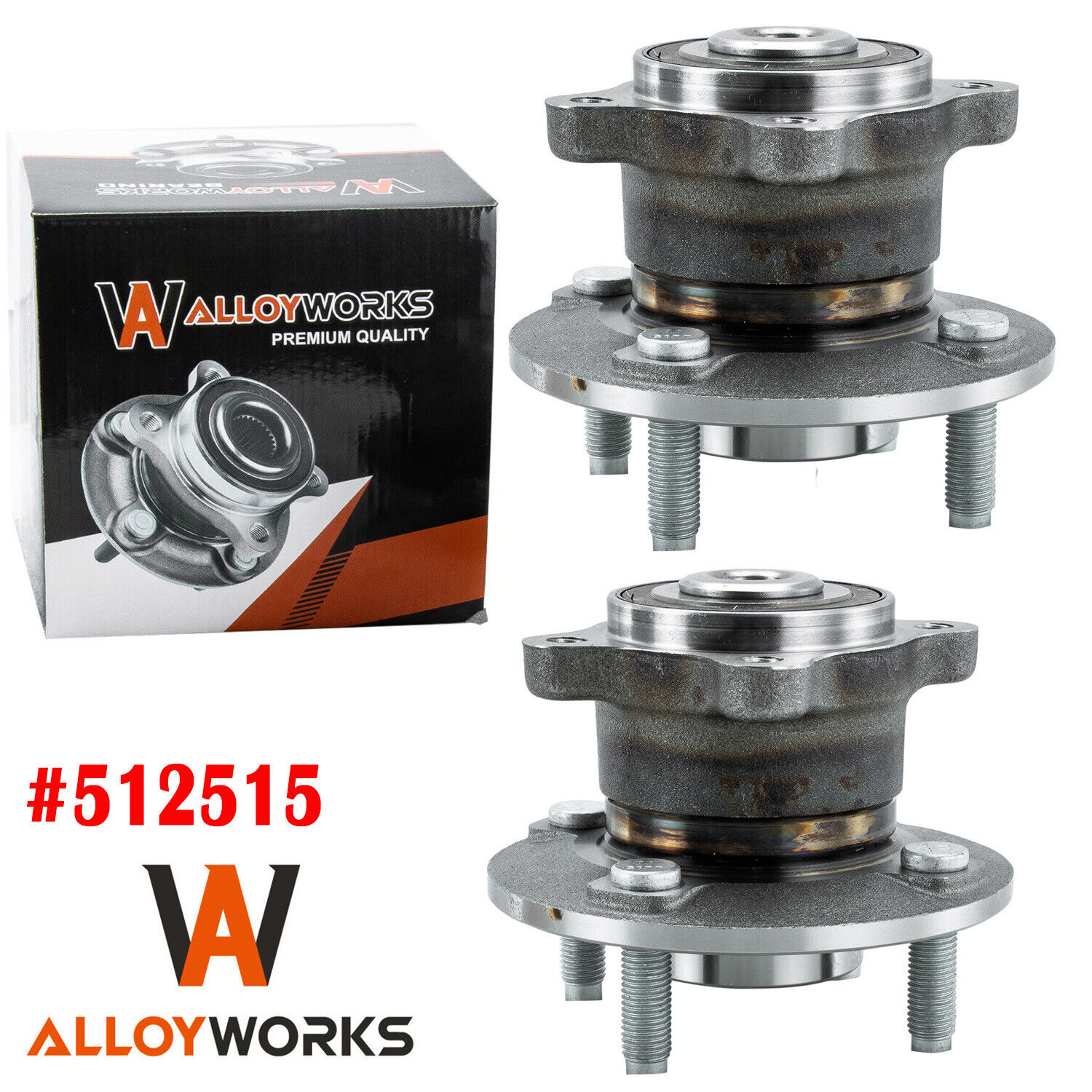 2pcs Rear Wheel Hub Bearing Assembly For 2014 2015 2016 Chevy Spark EV With ABS