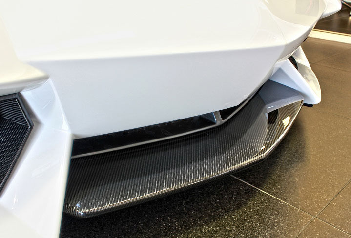 Lamborghini Aventador Carbon Fiber Front Bumper Lower Grill Lip