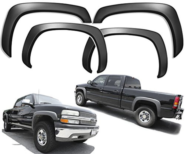 For 88-98 Chevy Suburban Tahoe GMC C/K Pickup Fender Flares OE Style Paintable