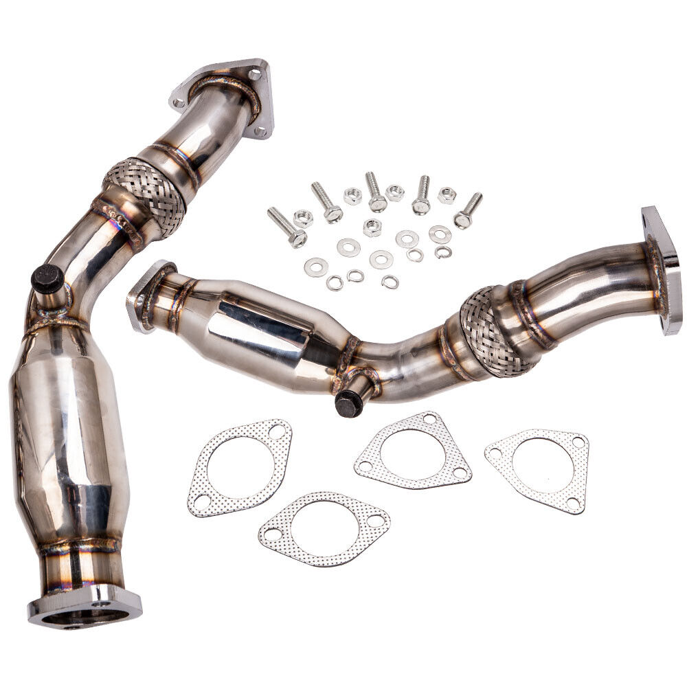 Exhaust Downpipe Pipes for Infiniti G35 G37 350Z 370Z 2007+ VQ35HR VQ37HR Engine