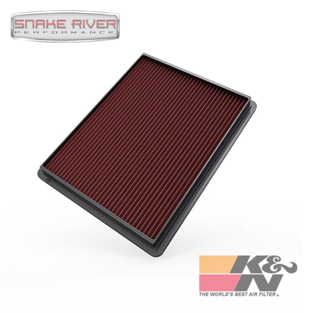 K&N 33-2129 Drop In Air Filter For 99-18 Chevy Silverado GMC Sierra 1500 5.3L