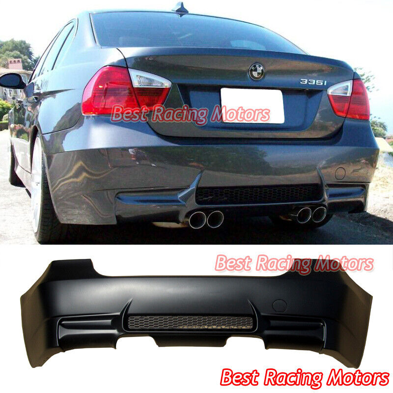 For 2006-2011 BMW E90 4dr 3-Series M3 Style Rear Bumper Cover (Dual Exhaust)