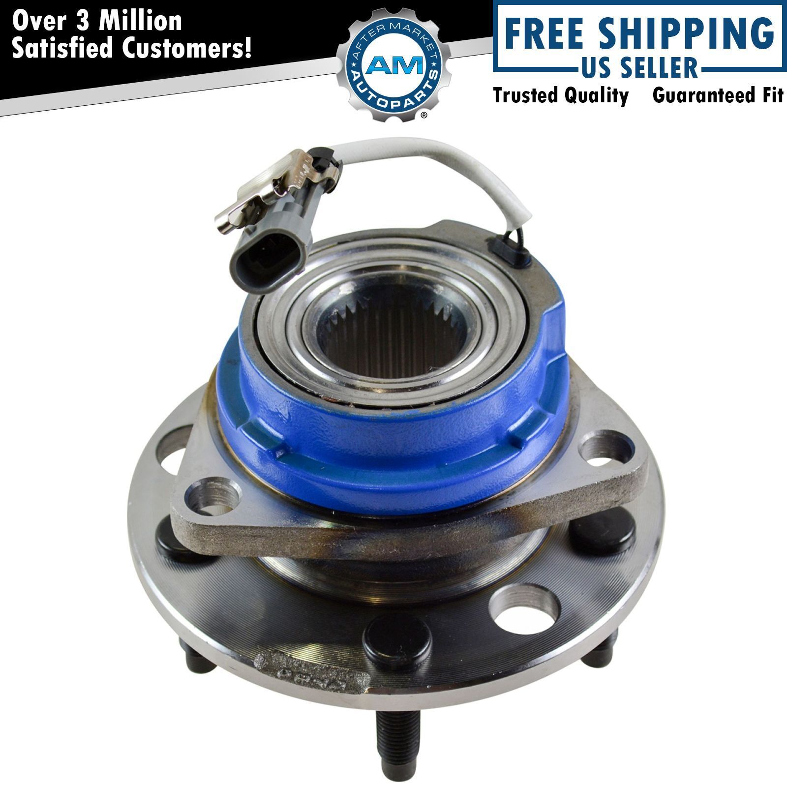(1) Front Wheel Hub & Bearing ABS for 1992 - 1999 Chevy Buick Cadillac Pontiac