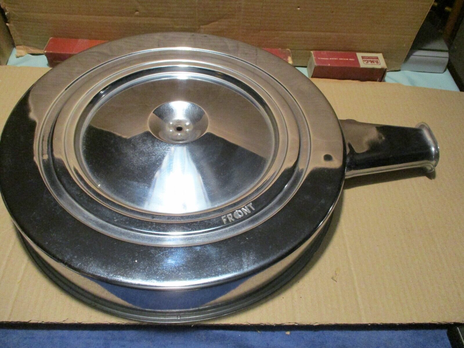 1965 1966 Oldsmobile 442 ? Chrome 4 bbl Air Cleaner Top Only