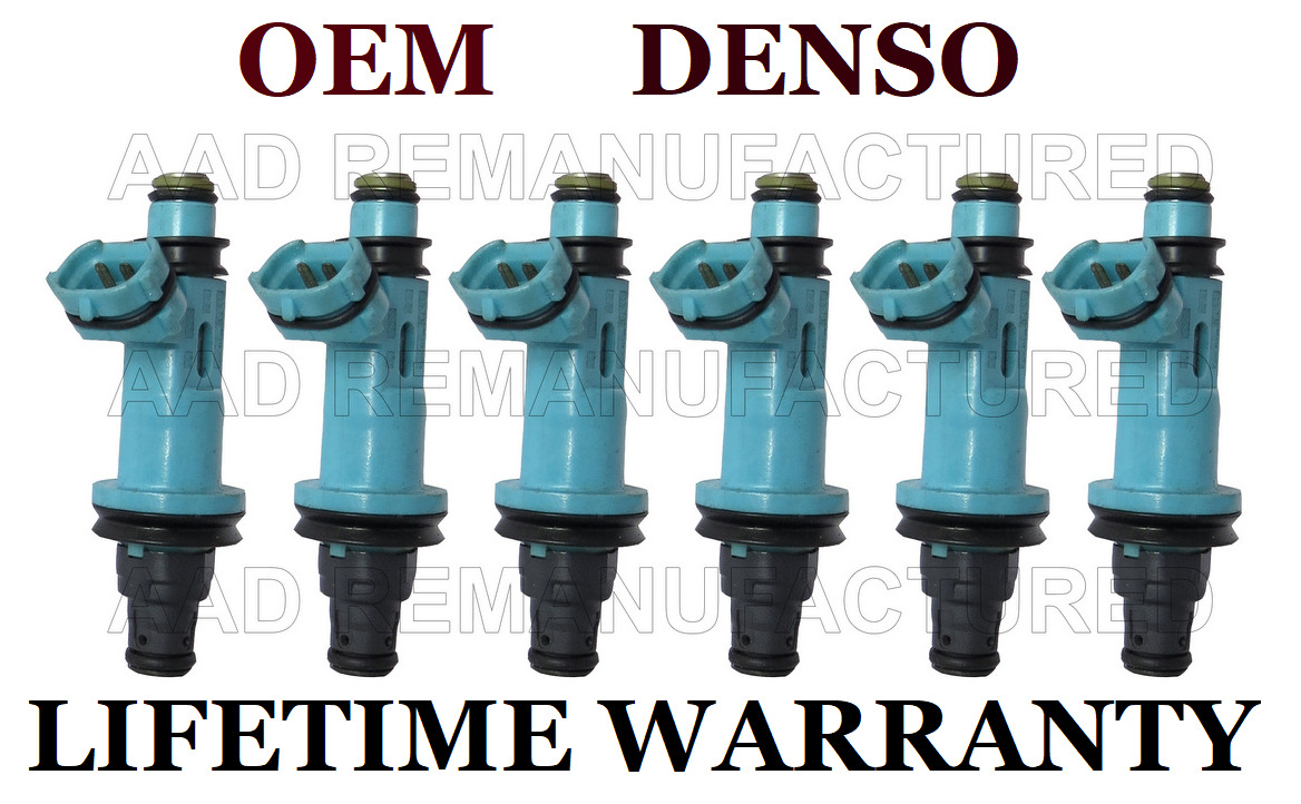 Genuine Denso Set Of 6 Fuel Injectors for Toyota Supra Lexus GS300 SC300 IS300