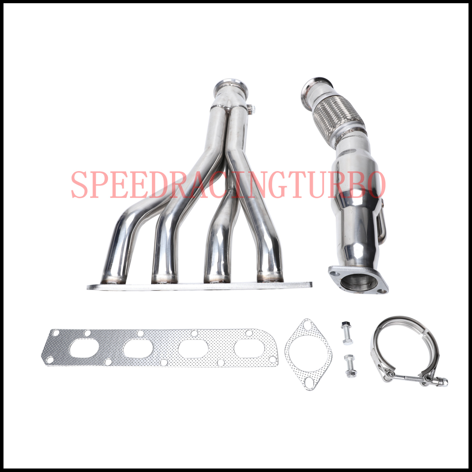 EXHAUST HEADER MANIFOLD FOR 05-07 CHEVY COBALT SS ION 2.0L STAINLESS STEEL