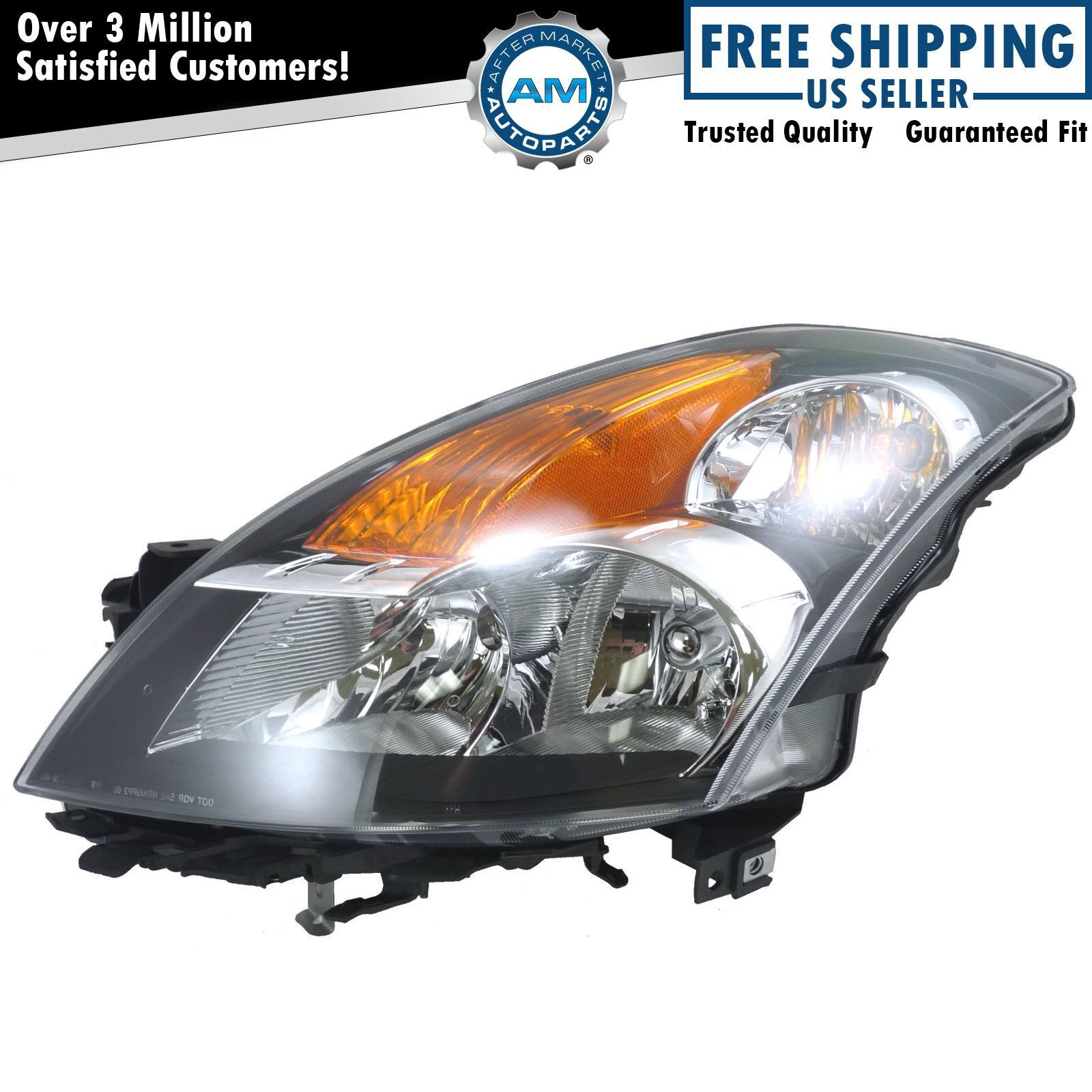 Left Headlight Assembly Drivers Side For 2007-2009 Nissan Altima NI2502166