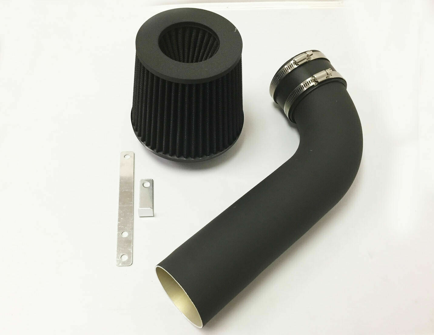 All BLACK COATED Cold Air Intake Kit For 1975-1983 Nissan Datsun 280ZX 2.8 I6 NT