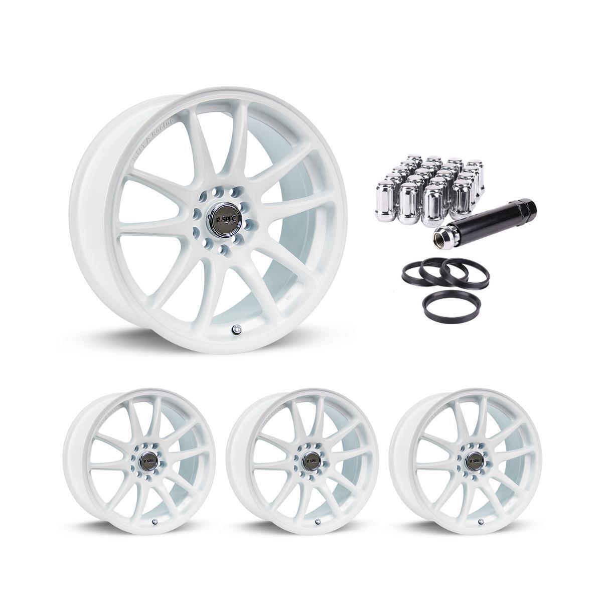 Wheel Rims Set with Chrome Lug Nuts Kit for 87-96 Chevrolet Beretta P813368 17 i
