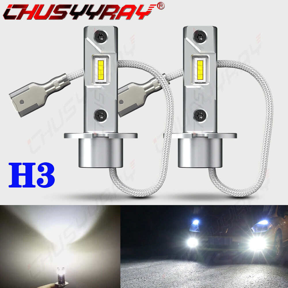 For Isuzu Rodeo 2000-2004 2X H3 LED Fog Lights Bulbs Driving Lamp DRL Kit