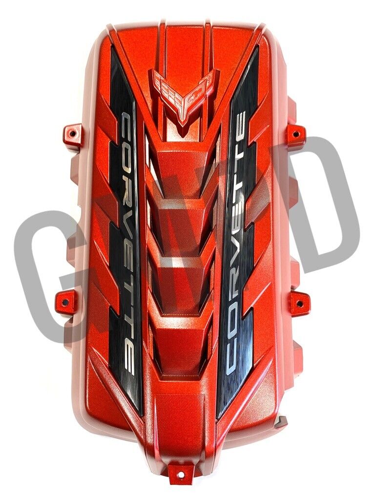 2020-2023 Corvette C8 Engine Cover in Edge Red GM NEW OEM 12697368