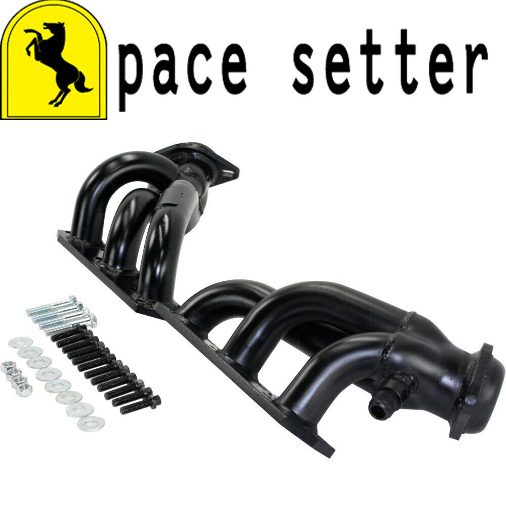 Pace Setter 70-1077 Painted Steel Shorty Headers 2001-2004 Mustang 3.8L V6 w EGR