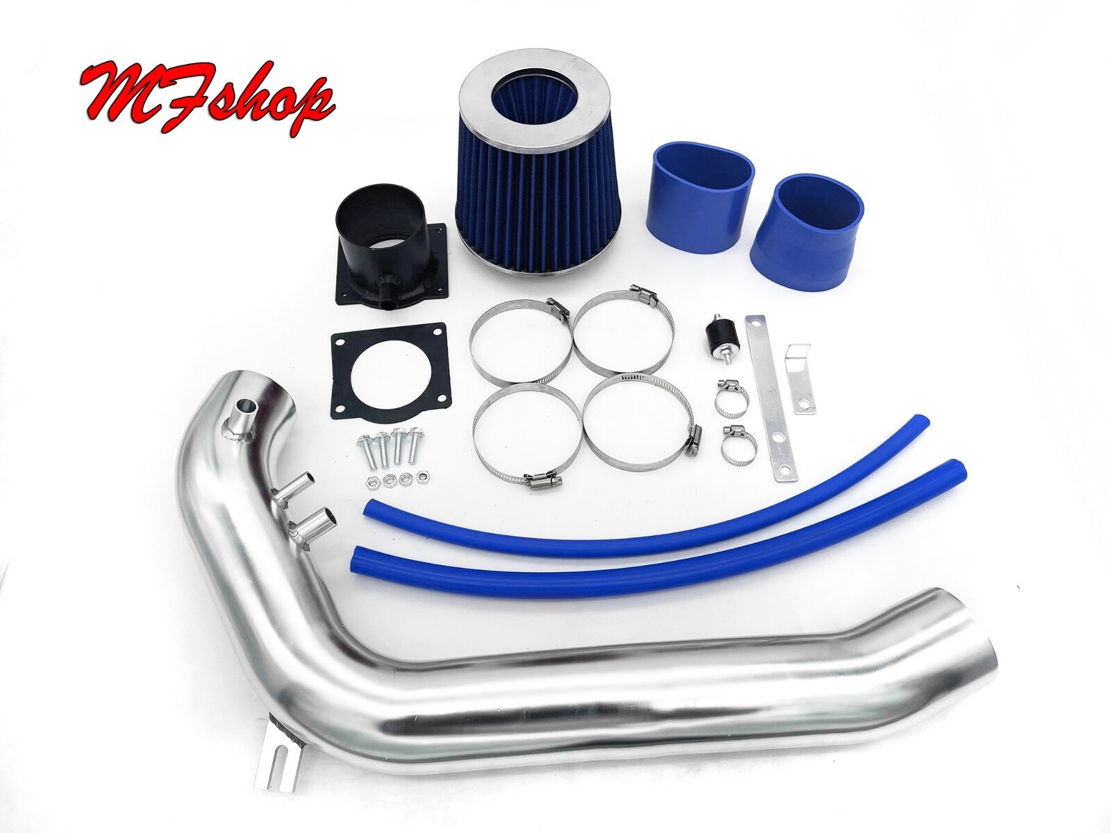 Blue For 1991-1994 Nissan 240SX S13 Silvia 2.4L L4 Air Intake System Kit