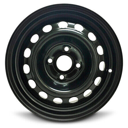Wheel For 2012-2017 Hyundai Accent 14 inch 4 Lug Black Steel Rim Fits R14 Tire