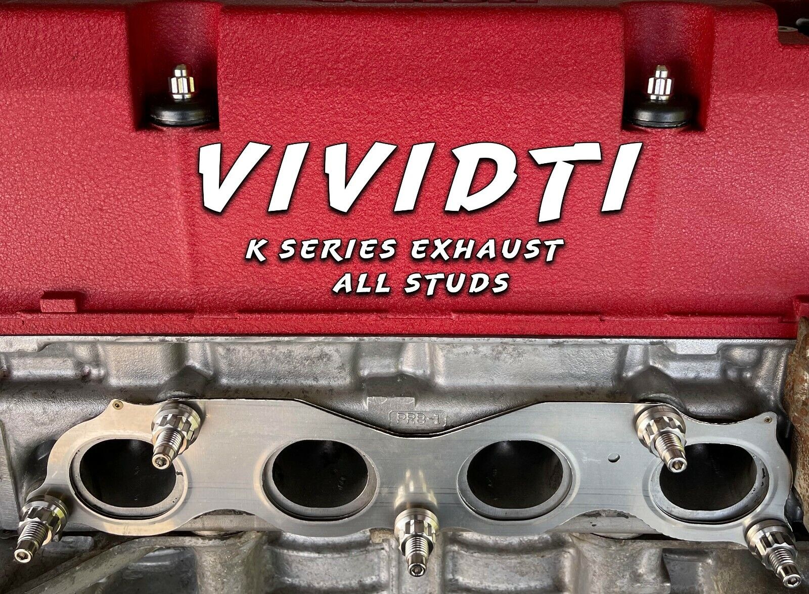 VividTi - Fits Honda Acura K SERIES - TITANIUM EXHAUST MANIFOLD STUD KIT 