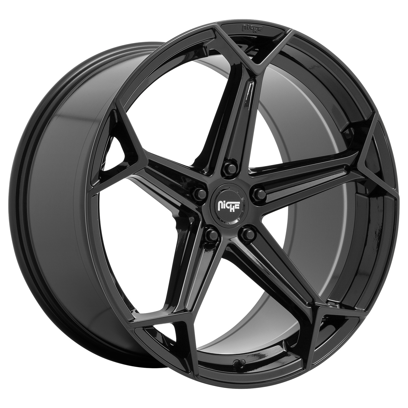 1 New 20X10.5 40 5X114.3 Niche 1PC N258 Arrow Gloss Black Wheel/Rim