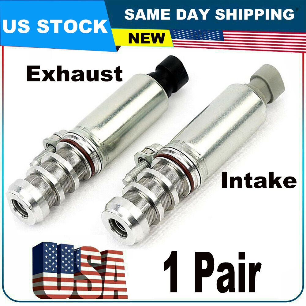 For Chevy Malibu HHR Buick Camshaft Position Actuator Solenoid Intake + Exhaust