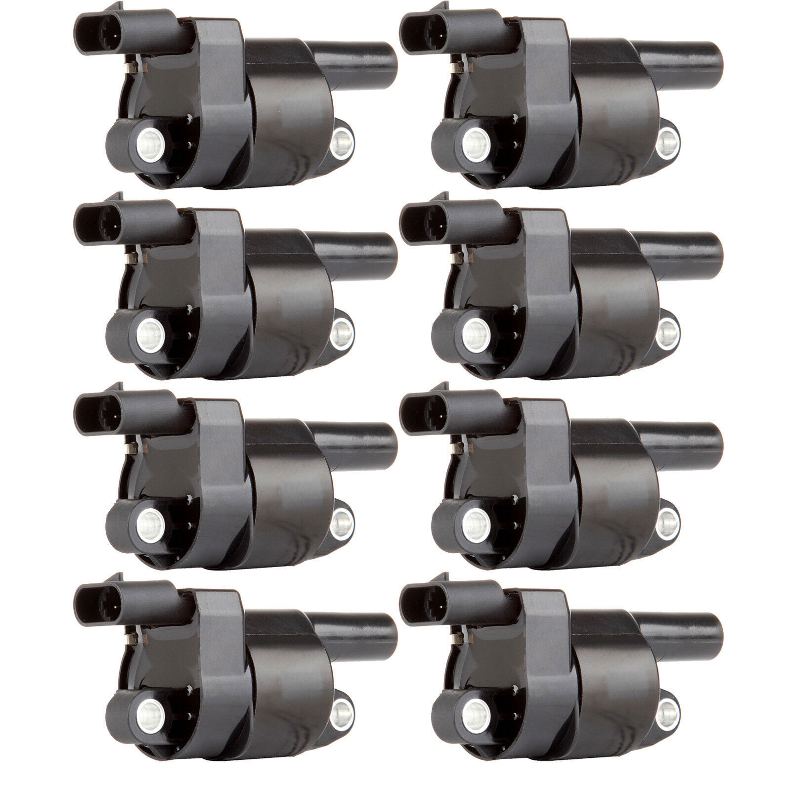 8 X UF414 Round Ignition Coil Pack Fits For Chevy Silverado 1500 Impala Tahoe