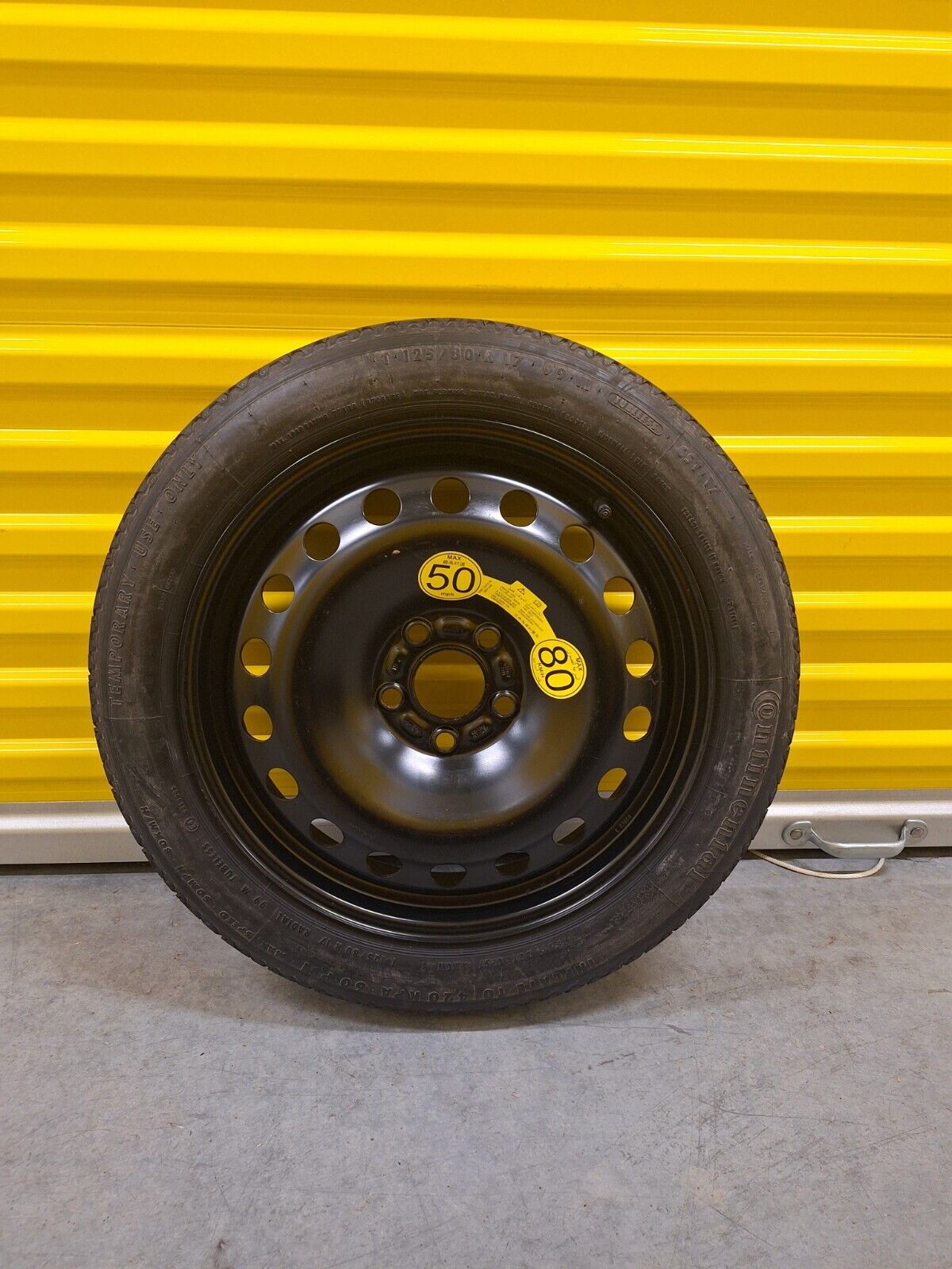 99-18 Volvo S60 V70 XC70 S80 S40 Emergency Spare Tire Donut Wheel T125/80R17