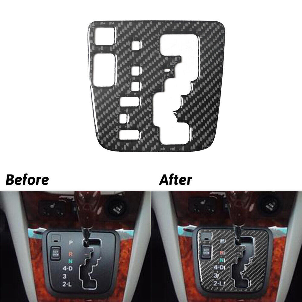 Carbon Fiber Center Console Gear Shift Cover For For Lexus RX330 RX350 04-09