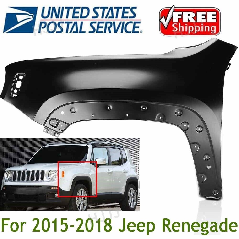 Front Driver Left Fender for Jeep Renegade 2015 2016 2017 2018-2023 68306752AA