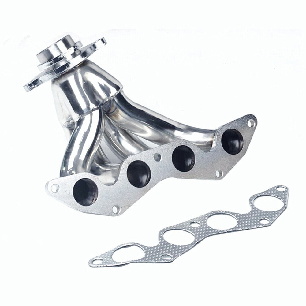 Stainless Steel Manifold Header Cylinder For Honda Civic HX 2001-2005 1.7L L4- 4