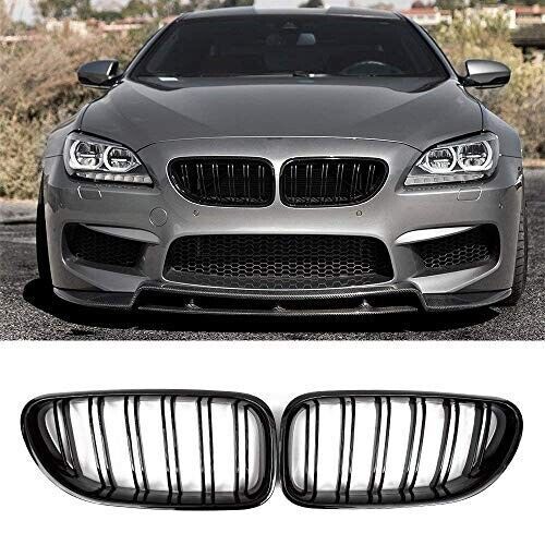 Glossy Black Front Kidney Grille For BMW F06 640i 650i M6 Gran Coupe 2012-2016
