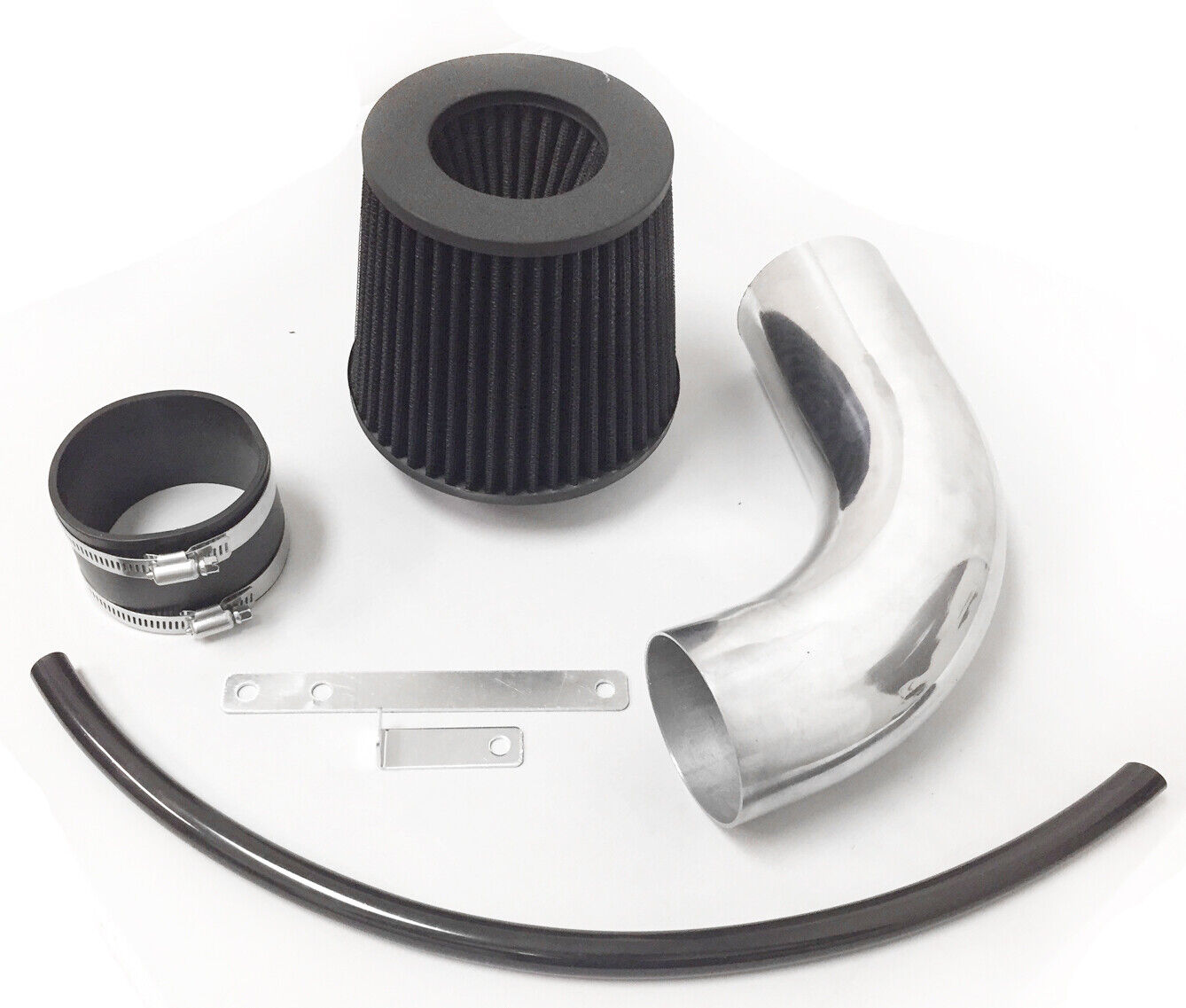All Black For 1992-1999 Toyota Paseo 1.5L L4 Air Intake System Kit + Filter