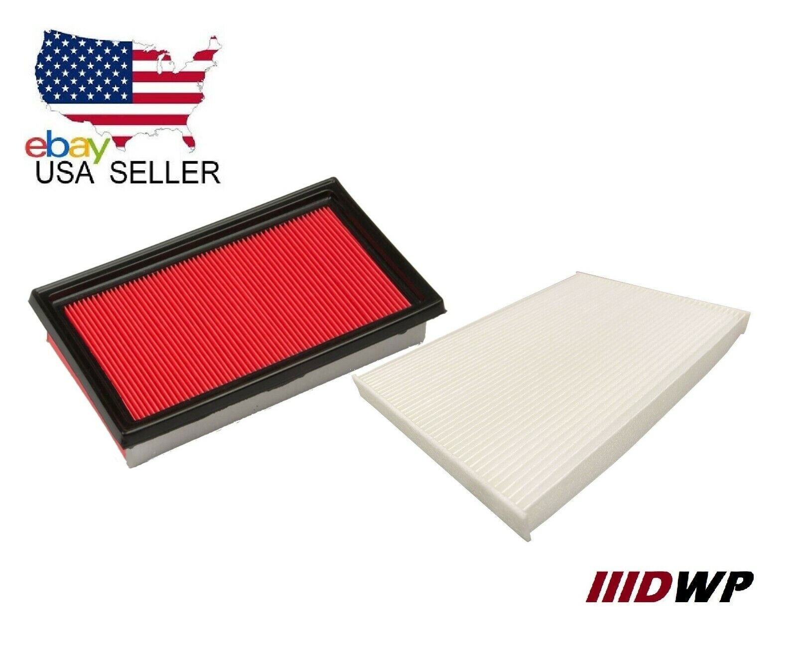ENGINE AIR FILTER + CABIN AIR FILTER FOR NISSAN 2008-13 ROGUE 2007-12 SENTRA 2.5