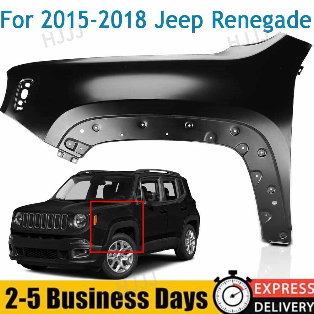 NEW Primered Steel Front LH Driver Side Fender for 2015-2023 Jeep Renegade