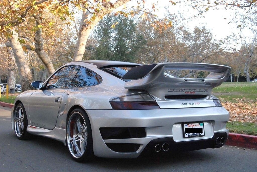 PORSCHE 996 GTX REAR BUMPER, SKIRT COVERS 996 TURBO N C4S COUPE N CAB 01 TO 05