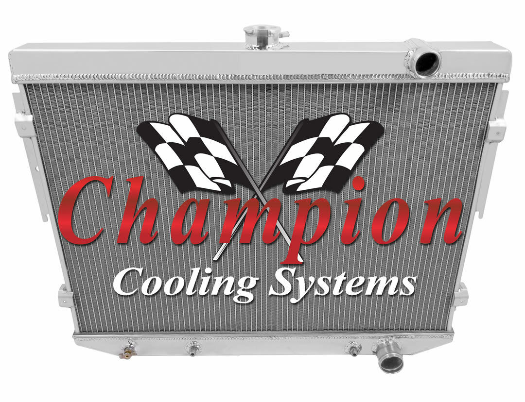 3 Row Racing Champion Radiator for 1973 1974 1975 1976 Plymouth Duster V8 Engine