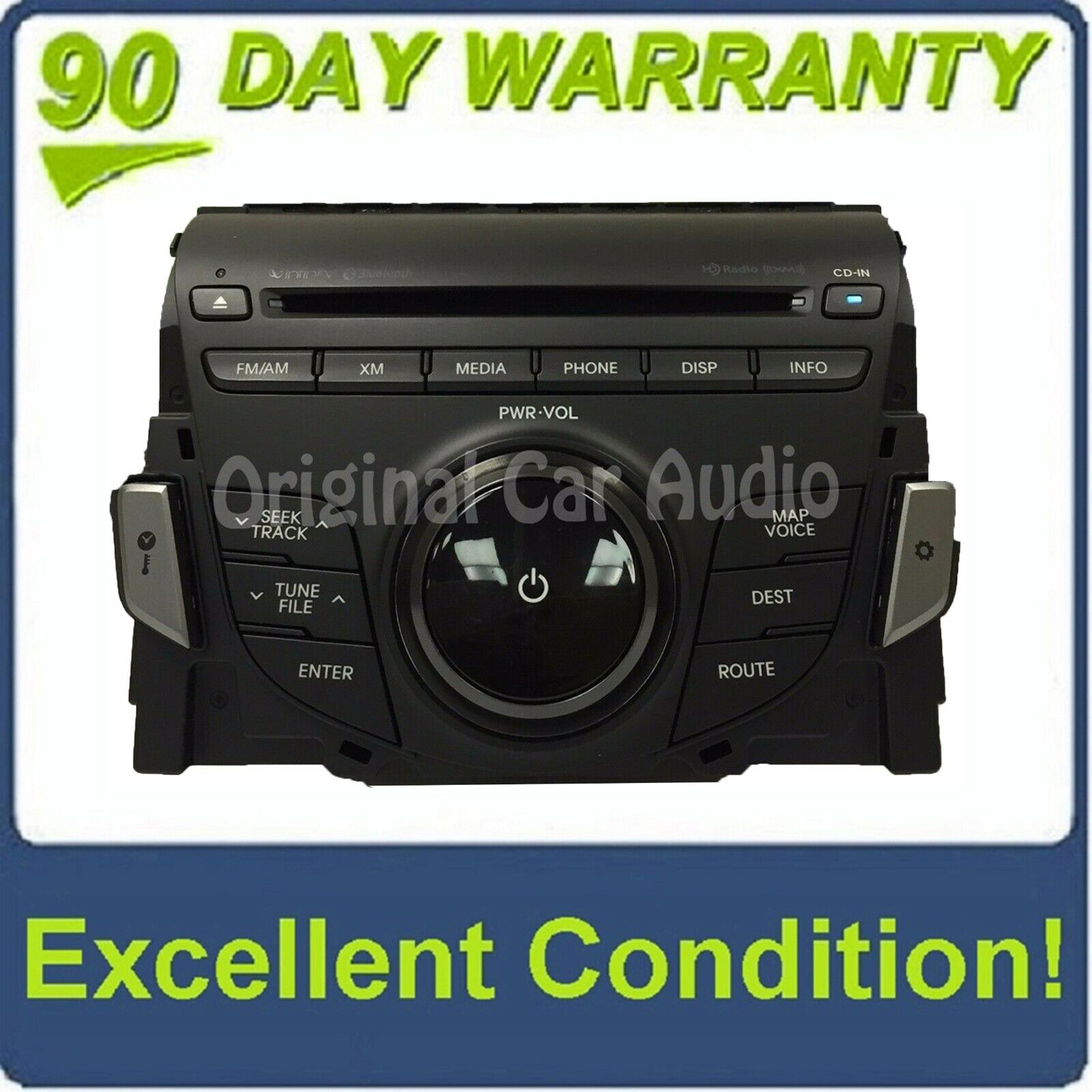 12 13 Hyundai Azera OEM Infinity Navigation Bluetooth XM CD Player Radio