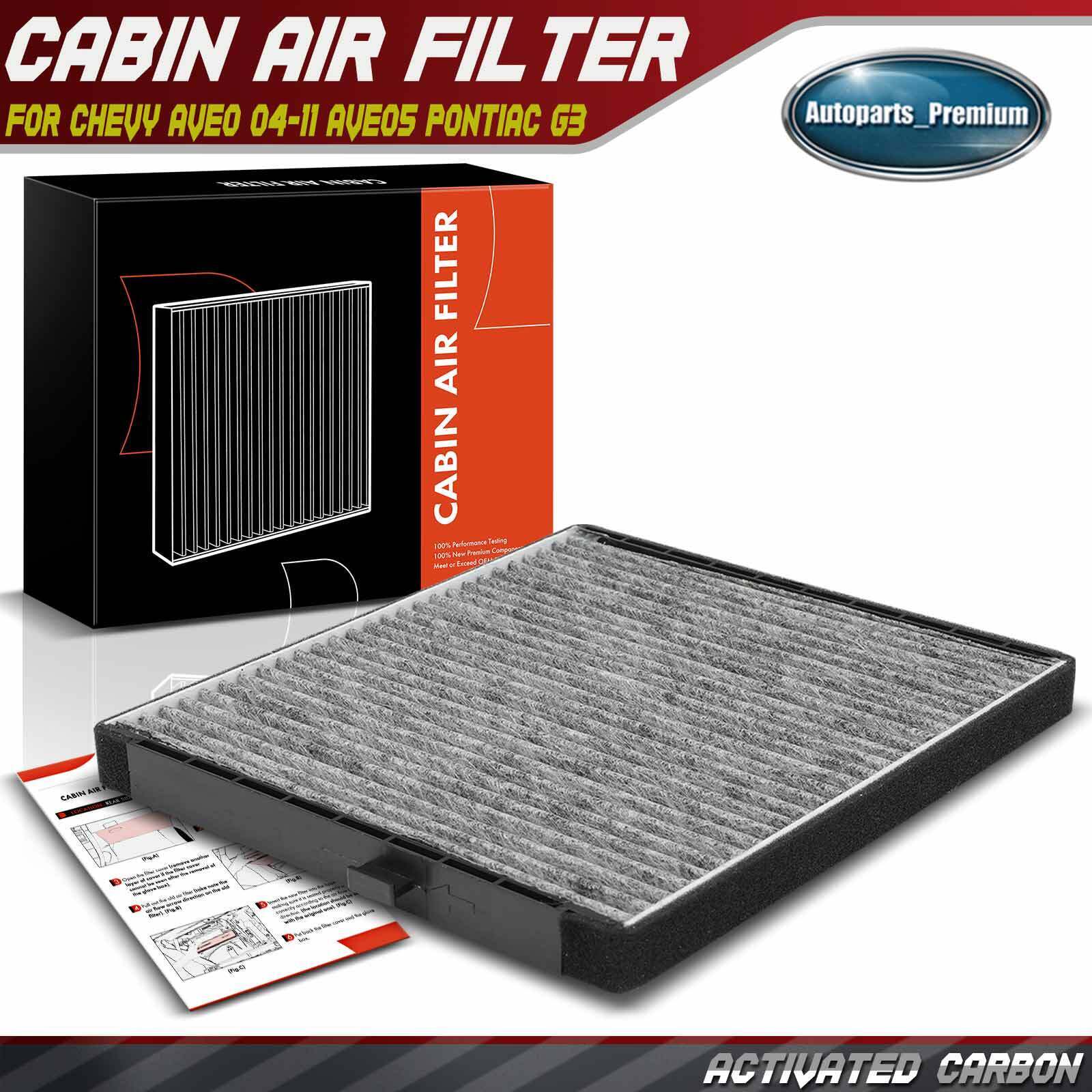 Activated Carbon Cabin Air Filter for Chevrolet Aveo 04-11 Aveo5 Pontiac G3 Wave