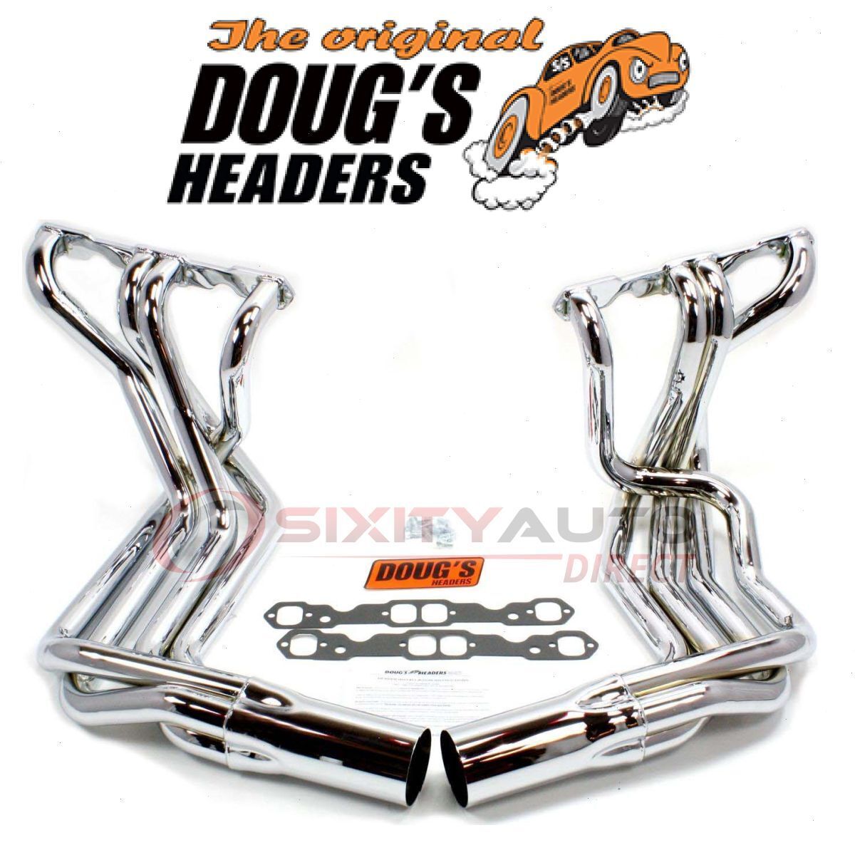 Dougs Headers D380-C Exhaust Header for Manifolds tt