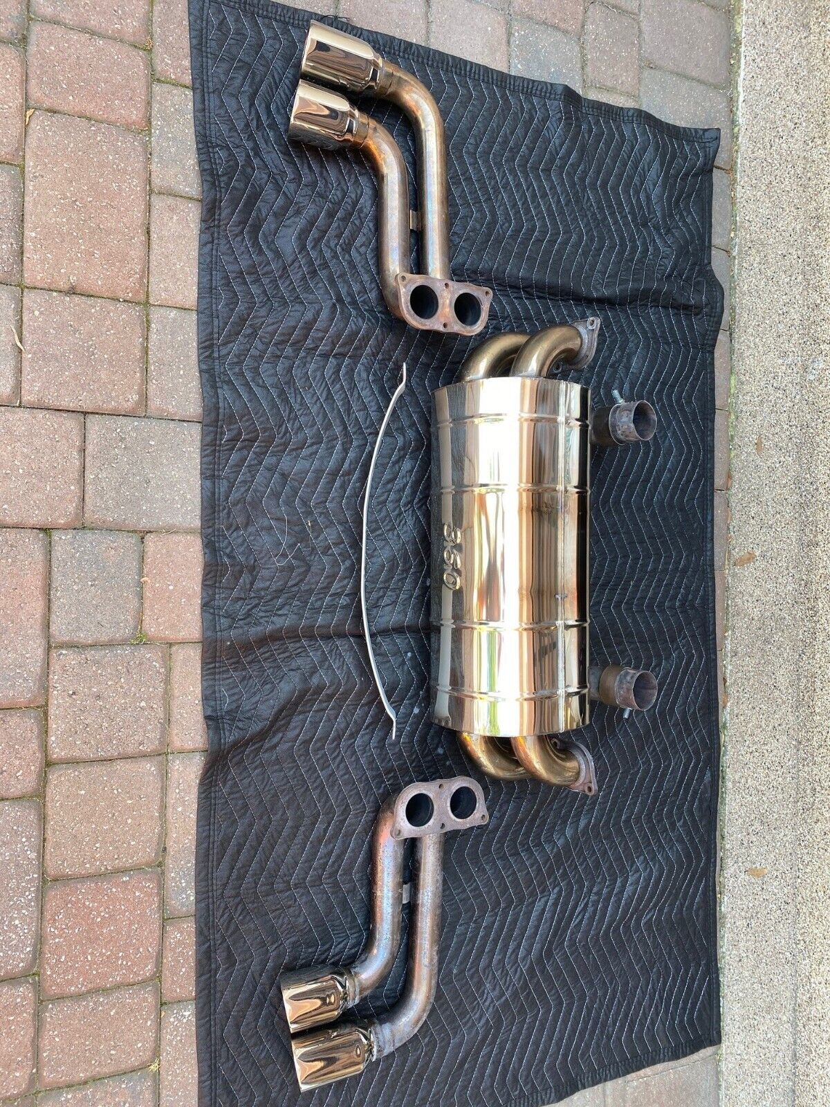 Ferrari 360 Tubi Exhaust System with Muffler and Side Pipes - Own the Best