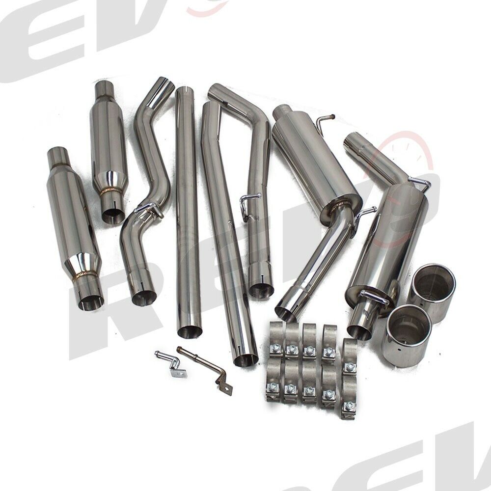REV9 STAINLESS DUAL EXHAUST SYSTEM KIT FOR 06-10 DODGE CHARGER V6 3.5L