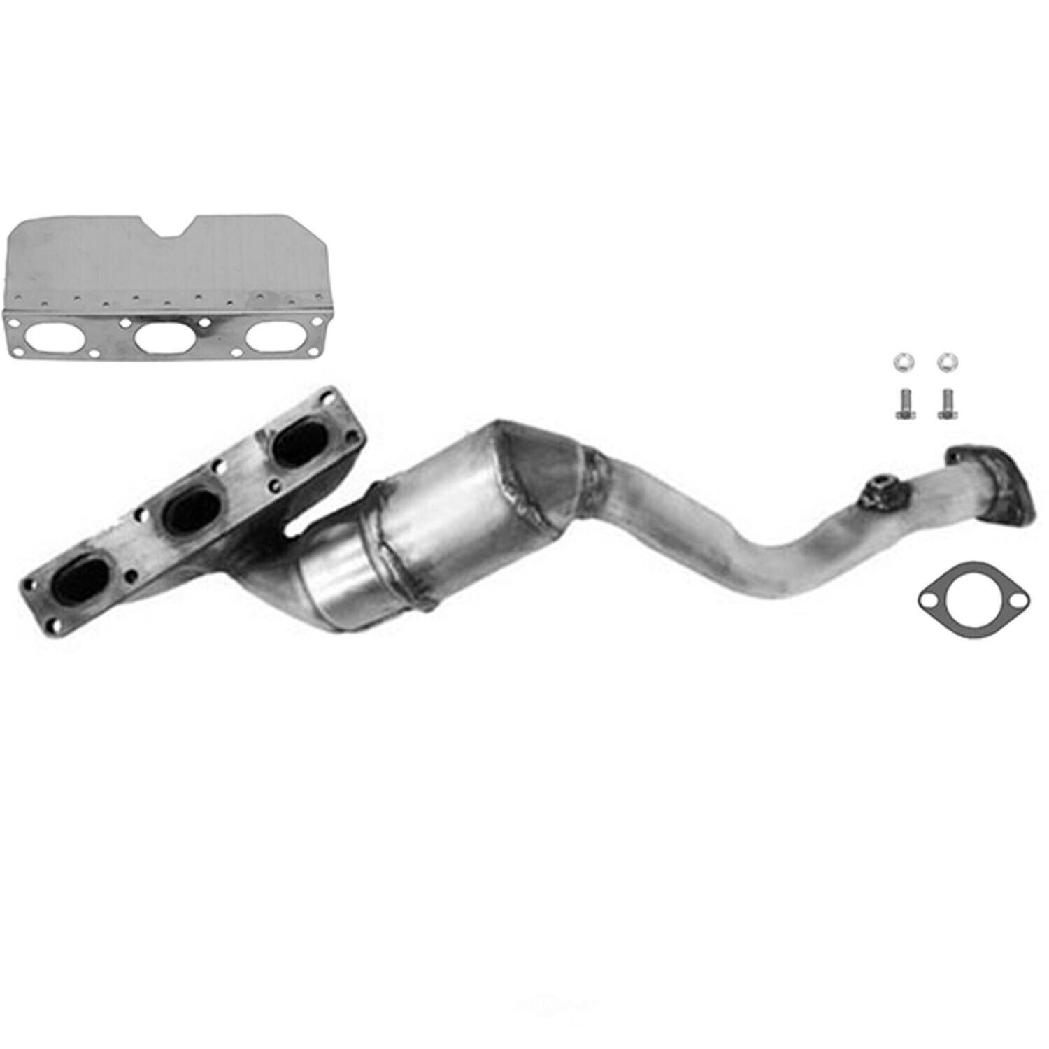 Exhaust Manifold with Integrated Catalytic Converter-Direct Fit Front 40815