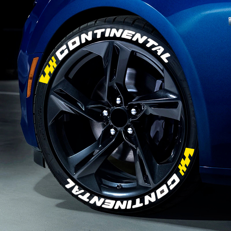 Continental Tire Stickers Lettering Stickers 1.25\