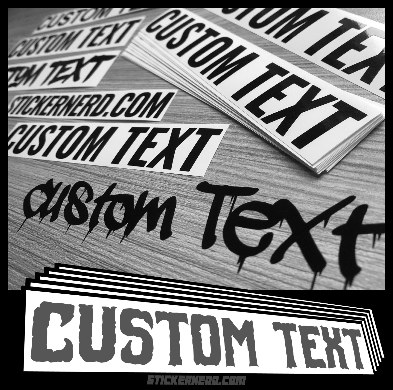 Custom Text Vinyl Lettering Sticker Decal Window Trailer Business Car Name Boat