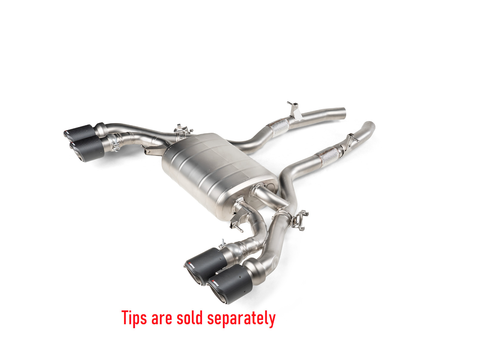 Akrapovic Slip-On Race Line Exhaust For 20-23 BMW X3 M/X3 M Competition (F97)