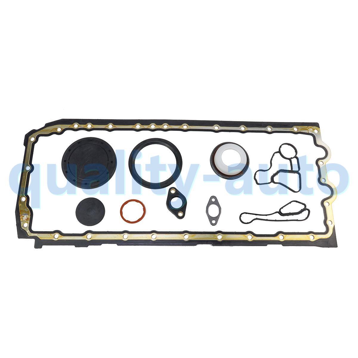 Oil Pan Gasket Set w/ Oil Cooler Seal for BMW M135i 335i 435i 535i X5 X6 N55 N54