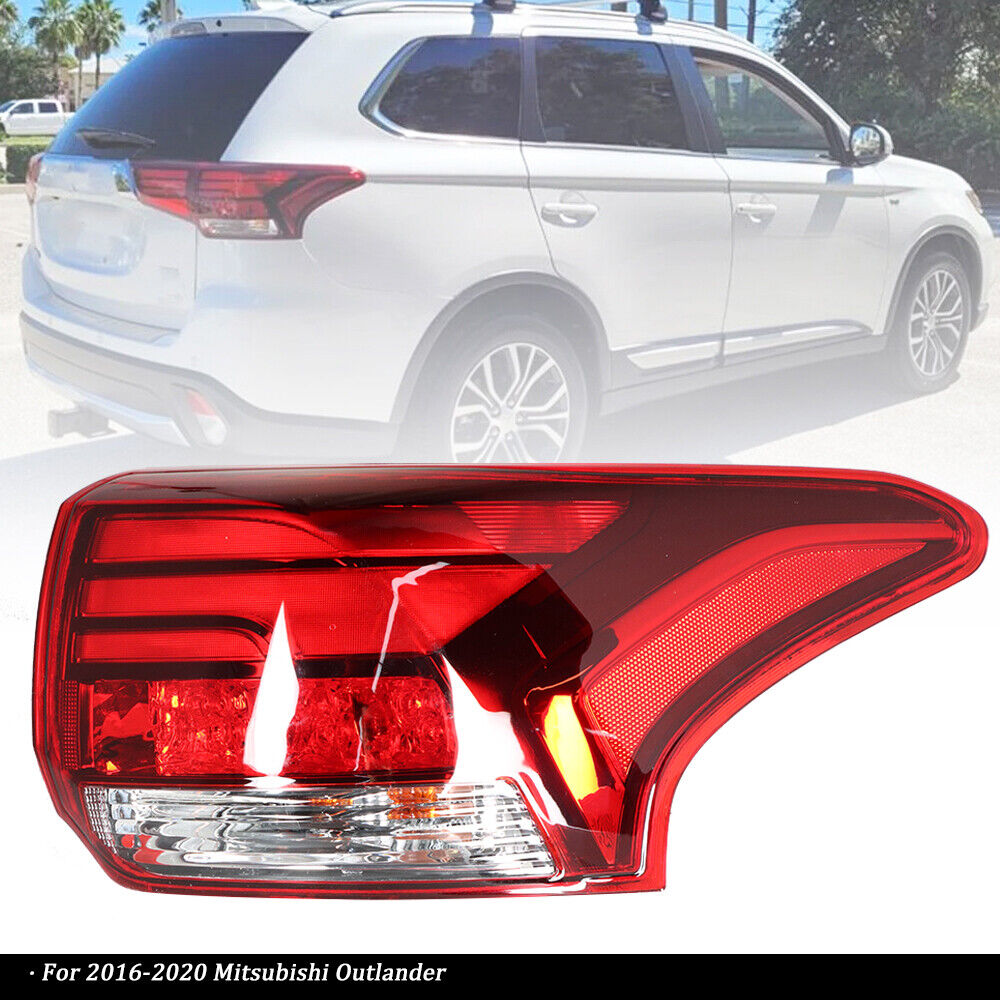 For 2016-2020 Mitsubishi Outlander Passenger/RH Side Outer Tail Light Lamp Red