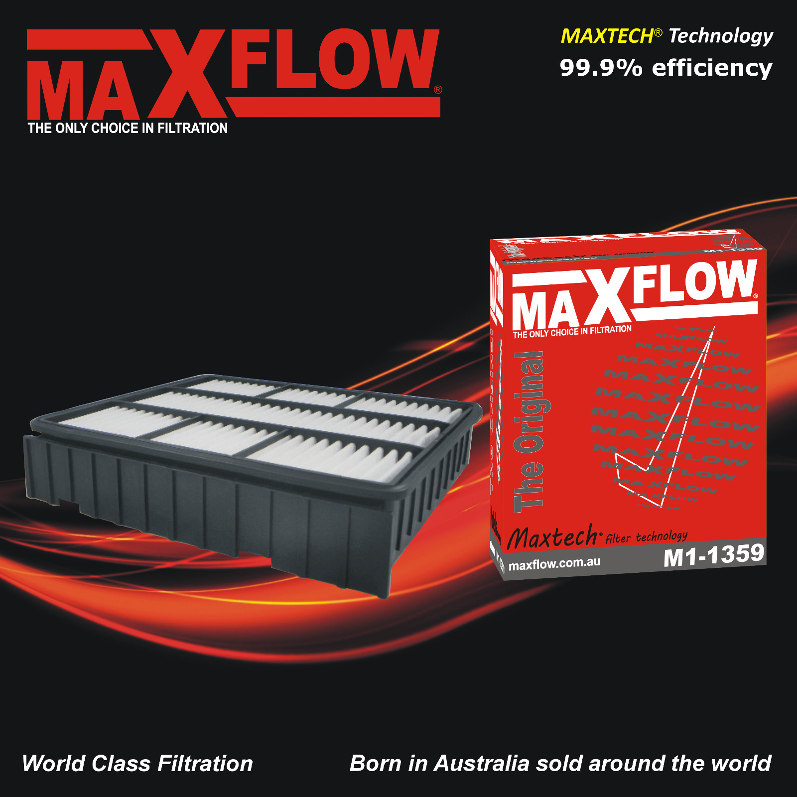 Air Filter For Mitsubishi Magna TE TF TH TJ TJII Maxflow® Automotive Filters