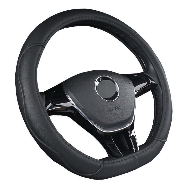 Car Steering Wheel Cover D Shape For Audi TT S3 S5 SQ5 TTS R8 VW jetta Golf GTI 